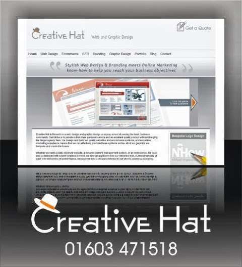 Web Design Norwich, Norfolk & Graphic Design, SEO: Creative Hat photo